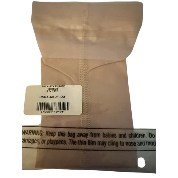 Tommie Copper Recovery Vitality Elbow Sleeve, Nude, Size Small, NWT - Picture 2 of 2